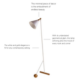 Serve and Volley Iron Floor Lamp