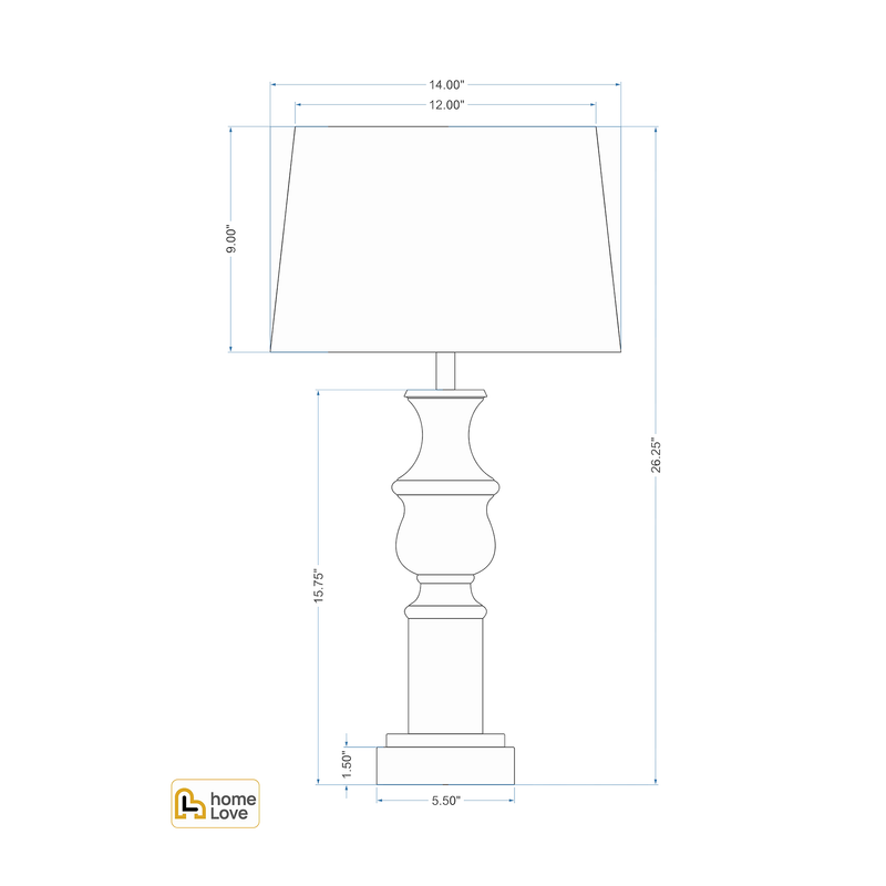 Aambi Table Lamp Cadd | homelove.in