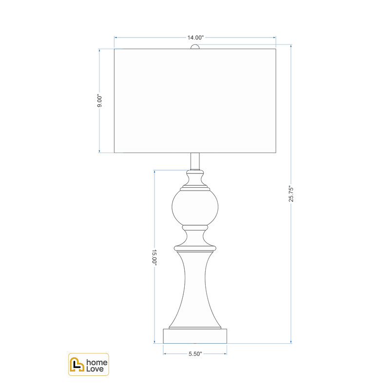 Premchand Table Lamp cadd | homelove.in