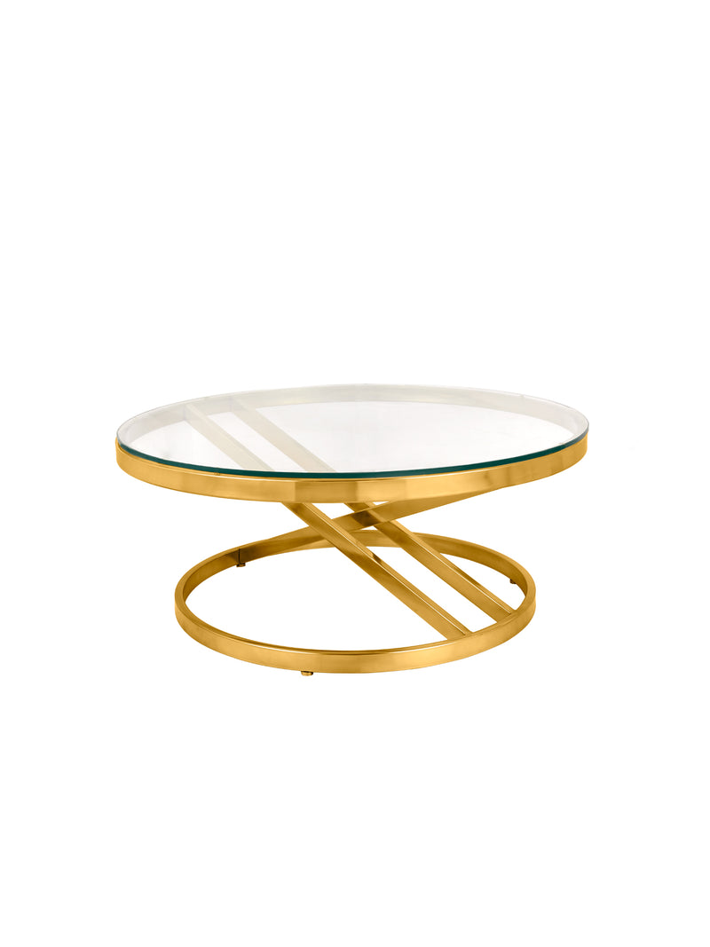 Romulus Gold Coffee Table | homelove.in
