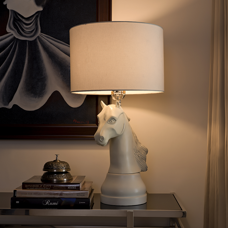 The Knight Table lamp - Setting Image | homelove.in