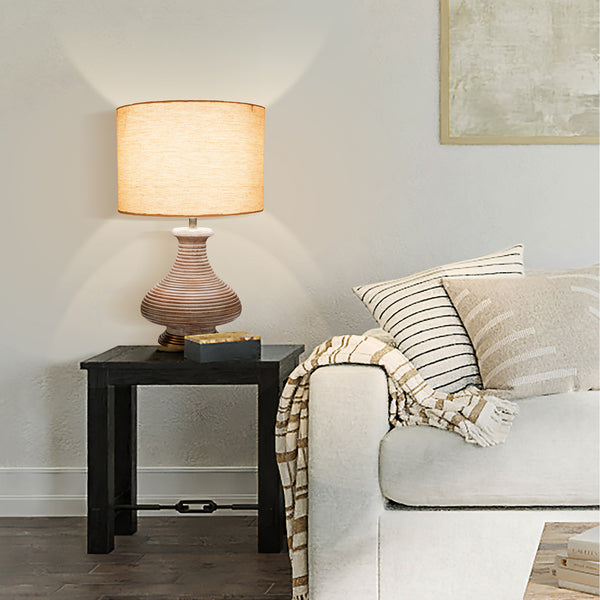 The Ringed Potter Table Lamp - Setting Image | homelove.in
